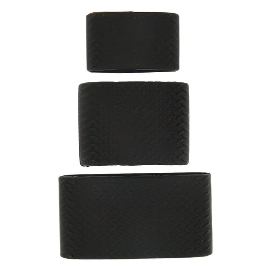 3 Pcs Clipper Protective Sleeve, Clipper Sleeve for Barbers, Barber Grippers Silicone Non Slip Electric Clipper Bands for Baber Tool