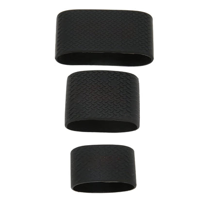 3 Pcs Clipper Protective Sleeve, Clipper Sleeve for Barbers, Barber Grippers Silicone Non Slip Electric Clipper Bands for Baber Tool