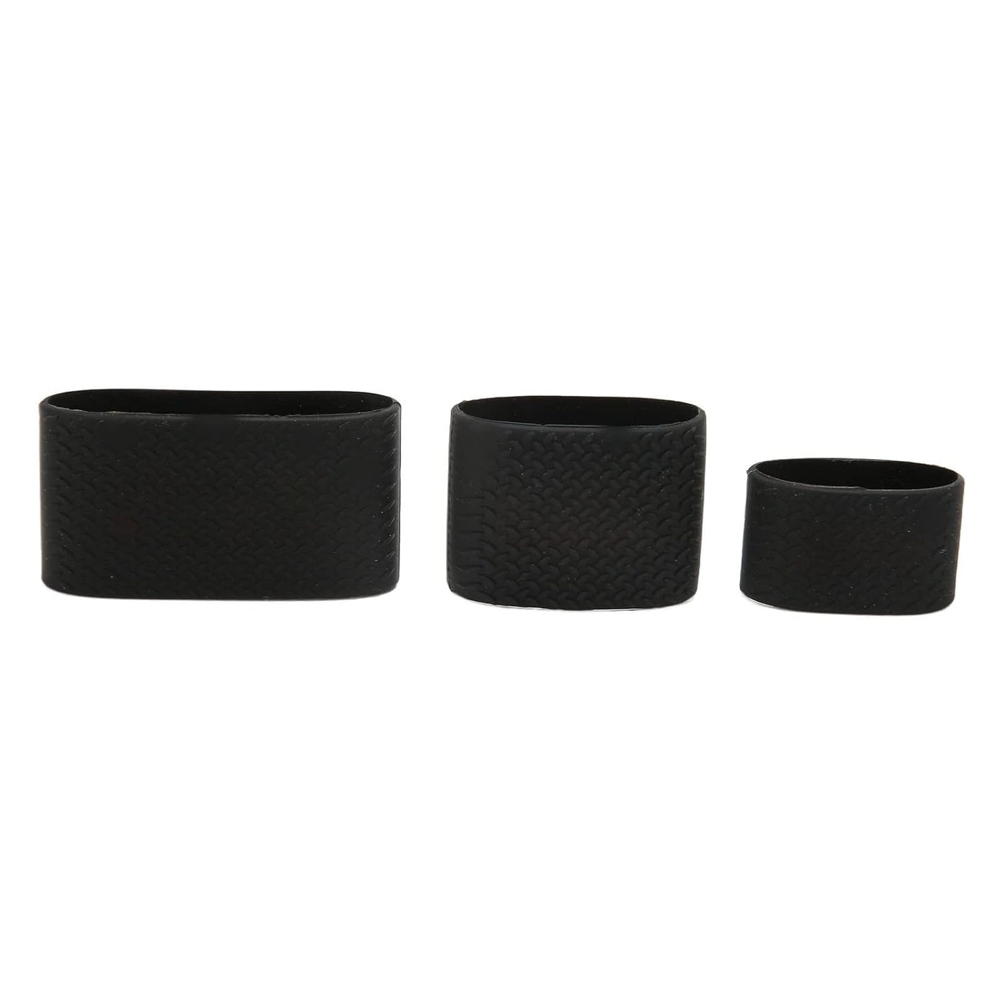 3 Pcs Clipper Protective Sleeve, Clipper Sleeve for Barbers, Barber Grippers Silicone Non Slip Electric Clipper Bands for Baber Tool