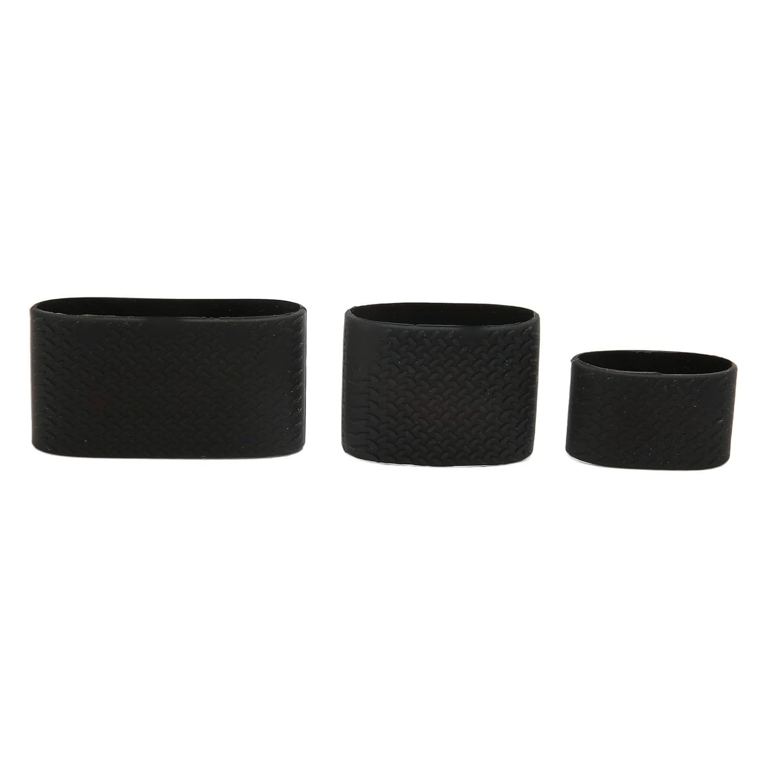 3 Pcs Clipper Protective Sleeve, Clipper Sleeve for Barbers, Barber Grippers Silicone Non Slip Electric Clipper Bands for Baber Tool